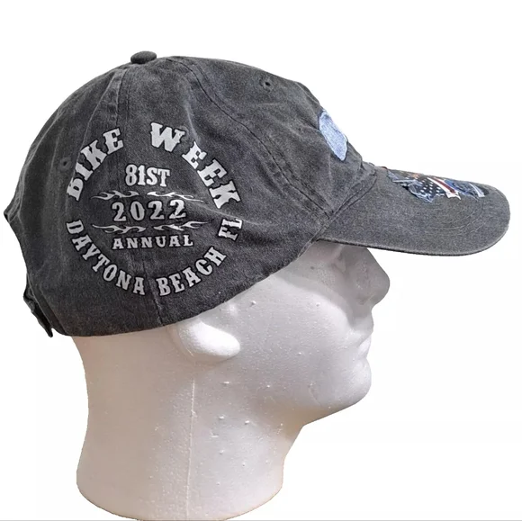 american heritage daytona bike week baseball hat - Picture 1 of 8